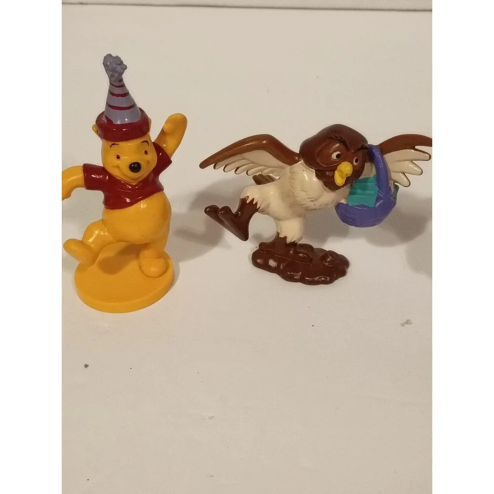 Disney Winnie the Pooh Friends PVC Figure Lot Owl Piglet Vintage.‎